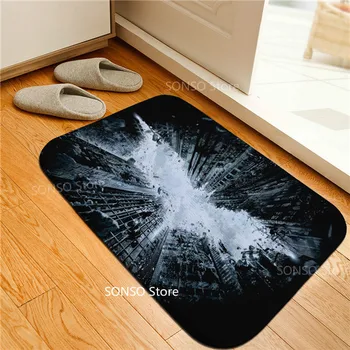 

Batman Printed Floor Mats Anti-slip Rugs Pattern Comics Carpets Welcome Doormat Superhero Bathroom Carpet Kitchen Mat Rug Gift