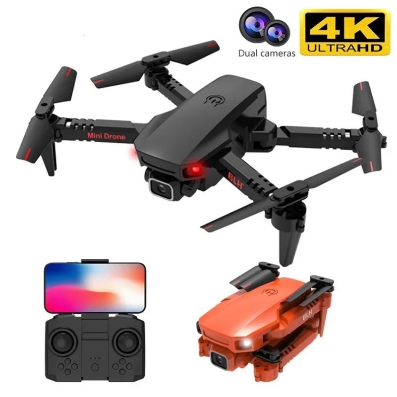 Новый K9 Pro мини-Дрон с разрешением 4K Hd двойной Камера Wi-Fi Fpv держит складной