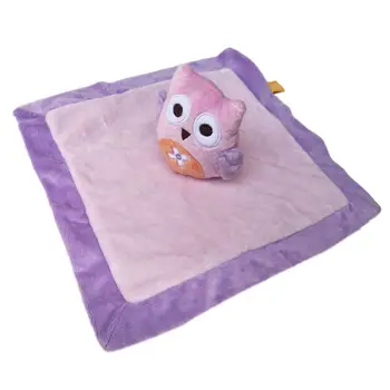 

Baby Pacifier Appease Soothe Towel Cute Cartoon Owl Dolphin Soft Plush Nursing Stuffed Doll Infant Teether Sleeping Partner 634F