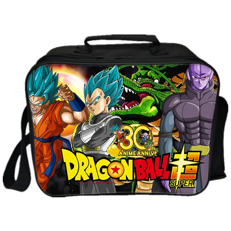 Студенческий работник Dragon Ball Z Супер Saiyan сумка для ланча Мужская и женская обувь для мальчиков и девочек сумка-холодильник изоляционная сумка модная сумка для ланча