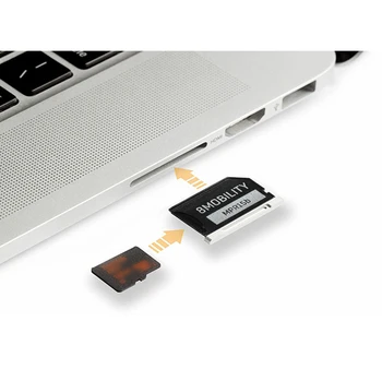 

Aluminum MiniDrive Micro SD Card Reader For Macbook Pro Retina 13'' Model 303A Memory Card Adapter