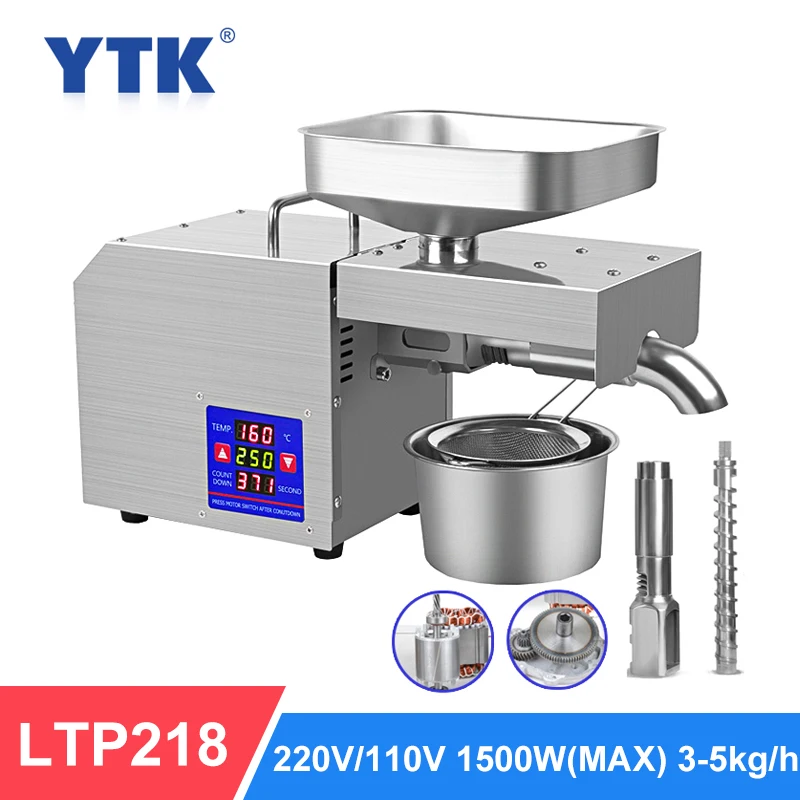 Flax Seed Oil-Press Peanut YTK Household Automatic LTP218 Temperature-Control Intelligent