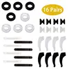 Enhance comfort and security with our 16 Pairs Silicone Anti-slip Eyeglass Retainers. Crafted from durable silicone, these nose pads and ear hooks ensure your glasses stay in place all day. Perfect for any eyewear, providing a discreet and reliable grip for active lifestyles. 16 Pairs Silicone Anti-slip Round Eyeglass Retainers Nose Pads Ear Hooks Glasses <p>Enhance your eyewear comfort with SAFENH Anti-Slip Silicone Ear Hooks. Designed for a secure fit, these grips prevent slipping during any activity. Ideal for sports and daily wear, they ensure stability and comfort. Durable silicone material for long-lasting use. Elevate your eyewear experience.</p>