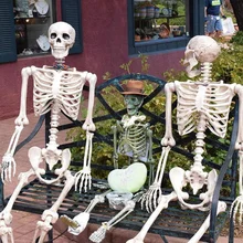 170 см скелет человека Хэллоуин реквизит ПВХ скелет и кости ужас человеческих костей для дома вечерние украшения Хэллоуин Новинка