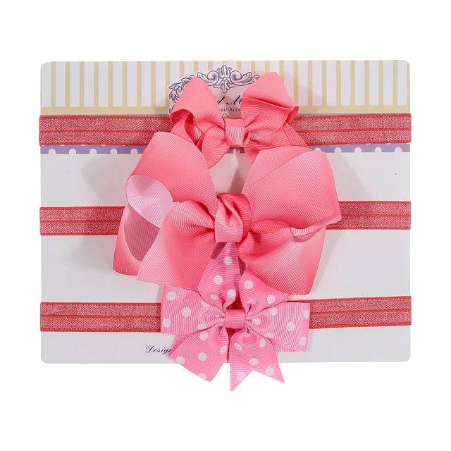 New 3pcs/lot Sequin Felt Bow Lotus Flower Elastic Headbands Kids Photography Props Baby Girls Cute Headwear Christmas Gift Sets 20