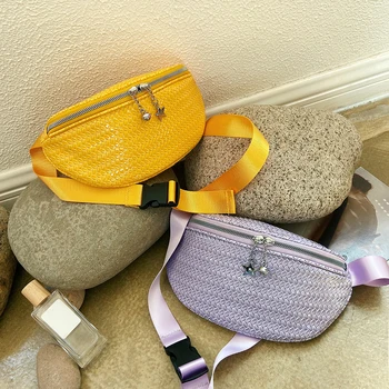 

Delicate Casual PU Leather Waist Bags Classic Texture Creative Chic Women Fanny Pack Female Zipper Chest Phone Pouch