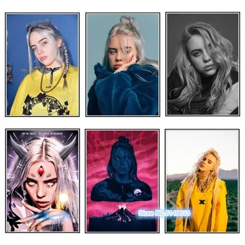 

Diamond Painting Billie Eilish Poster Singer Star Posters Prints Wall Art Picture Canvas Painting for Living Room Home Decor