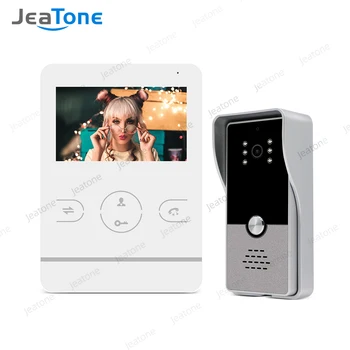 

Low Price Video Door Phone Video Intercom Doorbell 1200TVL Camera 4 inch Monitor Video Record Unlock Door Security Access System