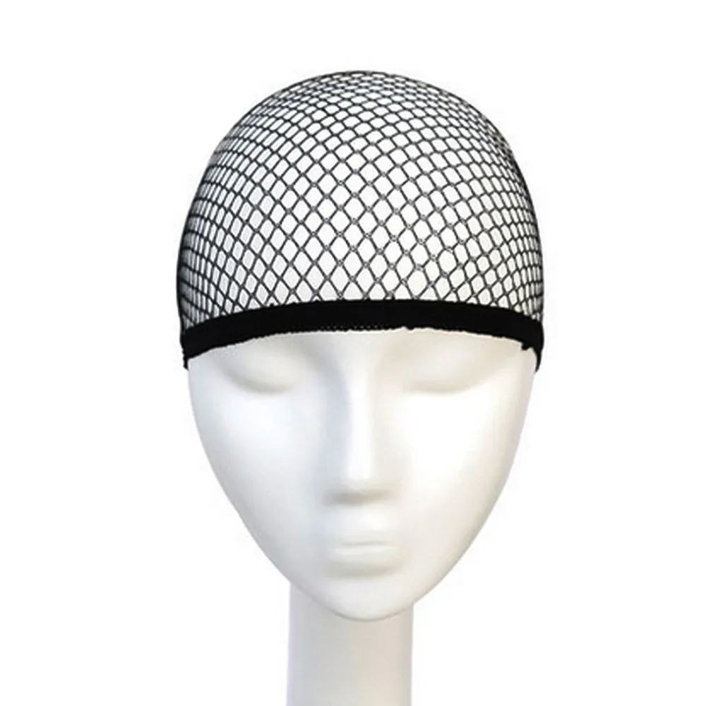 

20F# Hair Style Elastic Unisex Stocking Wig Liner Cap Snood Nylon Stretch Weaving Mesh Net Fishnet Ladies Elastic Wig Caps