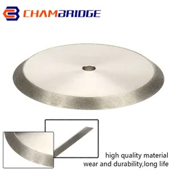 Roue de meulage en diamant galvanisé, 5 pouces, 125mm, avec ventouse à 45 °, en acier au tungstène, outil rotatif de polissage 