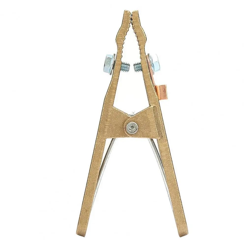 260A Welding Accessories Clamp Grounding Clamp A-shaped Heavy Duty Earth Clamp Antioxidant Brass Multipurpose Welding Ground for Shipyards