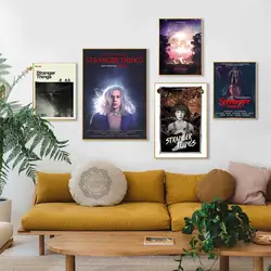 Необычные вещи новый сезон Netflix популярный телесериал показ Искусство Живопись Шелковый Холст плакат настенный домашний декор