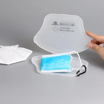 

10pcs New Silicone Mask Storage Clip Storage Box Silicone Mask Storage clip Portable Dustproof Temporary Storage Folder