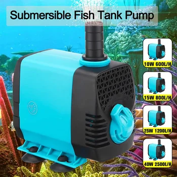 

10/15/25/40/55W Multifunctional Aquarium Water Pumps Tank Pond Pool Fountains Pump Waterproof Submersible Fish Pond Water Pump