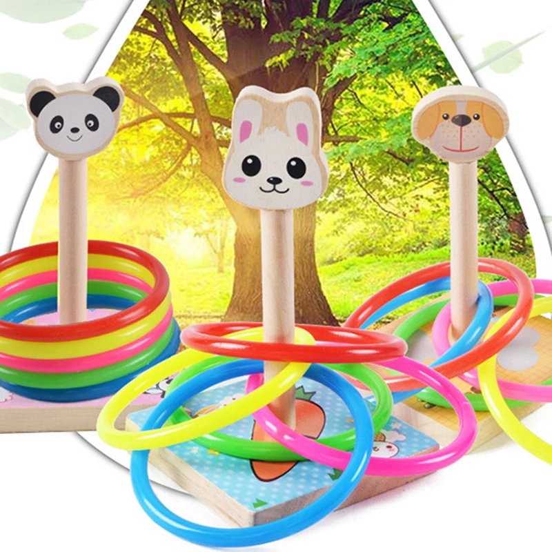 New Children Outdoor Fun &amp Toy Sports Tossing Ring Joy Ferrule Throwing Game Parent Child Interaction Toys Indoor | Игрушки и хобби