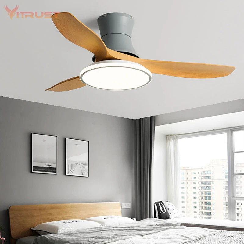 

Fashion Ceiling Fan Lamp with LED Lamp and Remote Control Living Room Bedroom Ceiling Fan