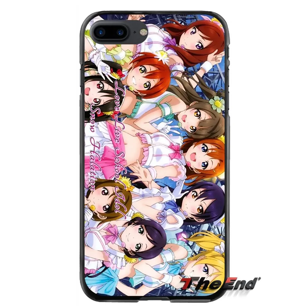 Love Live аниме для Apple iPhone 4 4s 5 5S 5C SE 6 6S 7 8 Plus X iPod Touch 4 5 6 Аксессуары чехлы для телефонов - Цвет: images 2