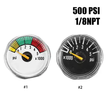 

5000 psi Paintball PCP Air Pressure Gauge Manometer 1/8NPT Threads PCP Paintball Accessories