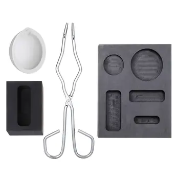 

Graphite Crucible Set, Ingot Mold Set High Purity Graphite Torch Melting Casting fancy