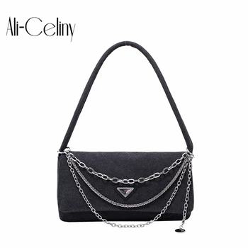 

Original Design 2020 HOT Shoulder Bag Chain Underarm Bag Autumn And Winter Messenger Bag Female Bag Joker Chain Bag