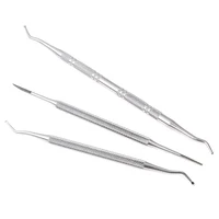 3 sztuk hak wrastające podwójne zakończone wrastające orteza na palec u nogi podnośnik plik Toe pielęgnacja paznokci Manicure Pedicure paznokcie czyste narzędzie do pielęgnacji stóp 2