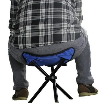 

Portable Folding Chair Triangle Iron Canvas Outdoor Stool Furniture Accessories For Beach Fishing Camping