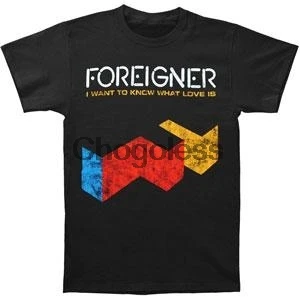 Foreigner I Want To Know What Love Is Slim Fit T-shirt |