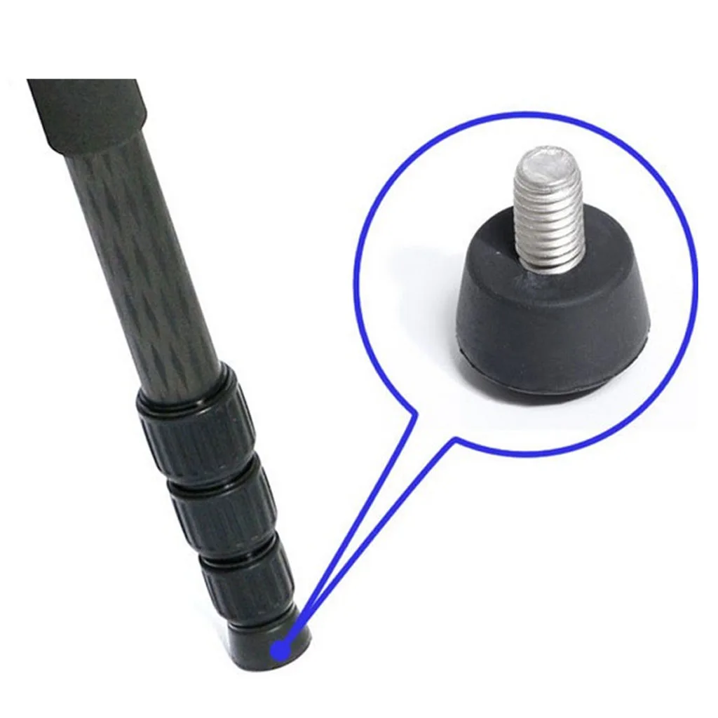 Tripod Spike Feet Rubber 1/4'' Screw for Manfrotto Vinten Arca Swiss Monopod Foot Universal