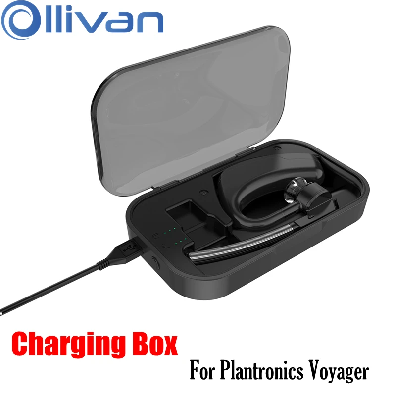 Беспроводное зарядное устройство для Plantronics Voyager Legend 400 мАч Зарядное устройство для Voyager Legend Портативная сумка зарядное устройство Черный