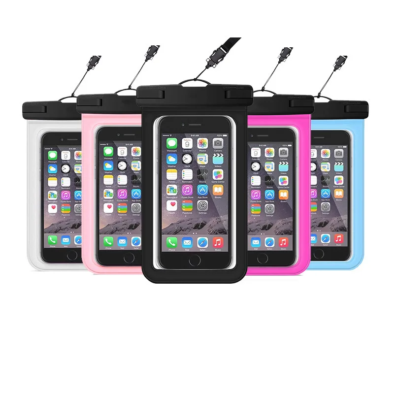 

Waterproof Mobile Phone Bag Customizable Transparent Waterproof Cellphone Bag Outdoor Mobile Waterproof Case Diving Drifting Bag