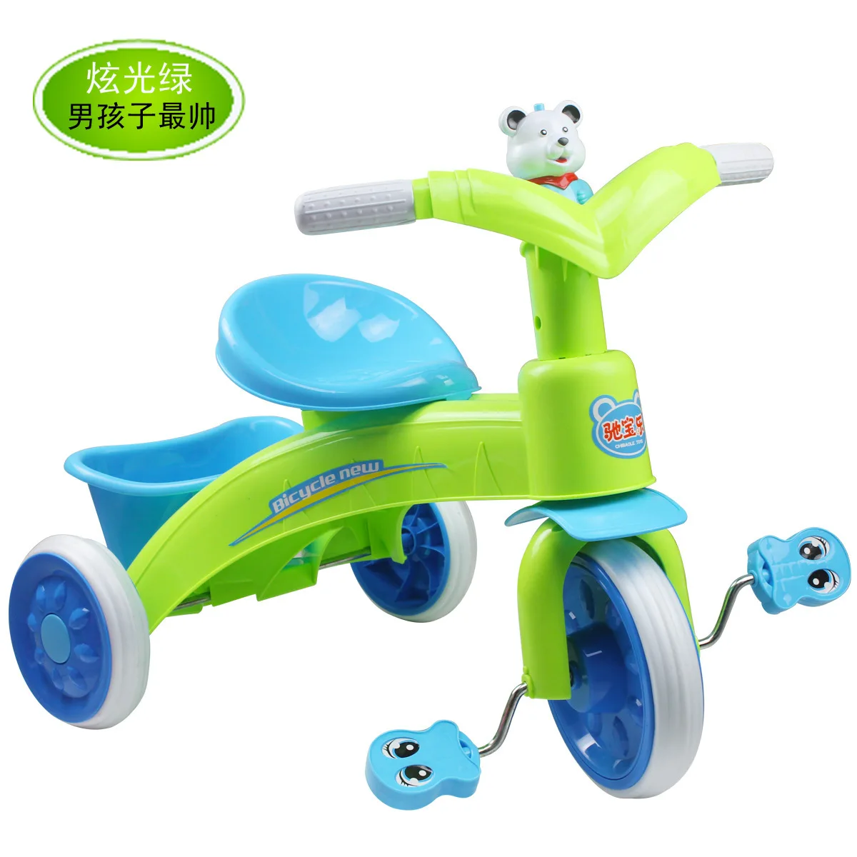 

Kai Connaught Stroller Children Tricycle Bicycle Baby Walker Infants Three-Wheeled Bicycle Light Included Light Music