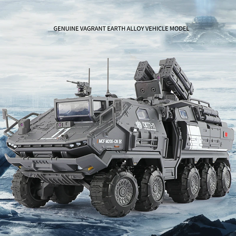 

Boutique movie & TV car simulation model of alloy Rank-and-file soldiers carrier 1/50 box carrier Giant vehicle of the universe