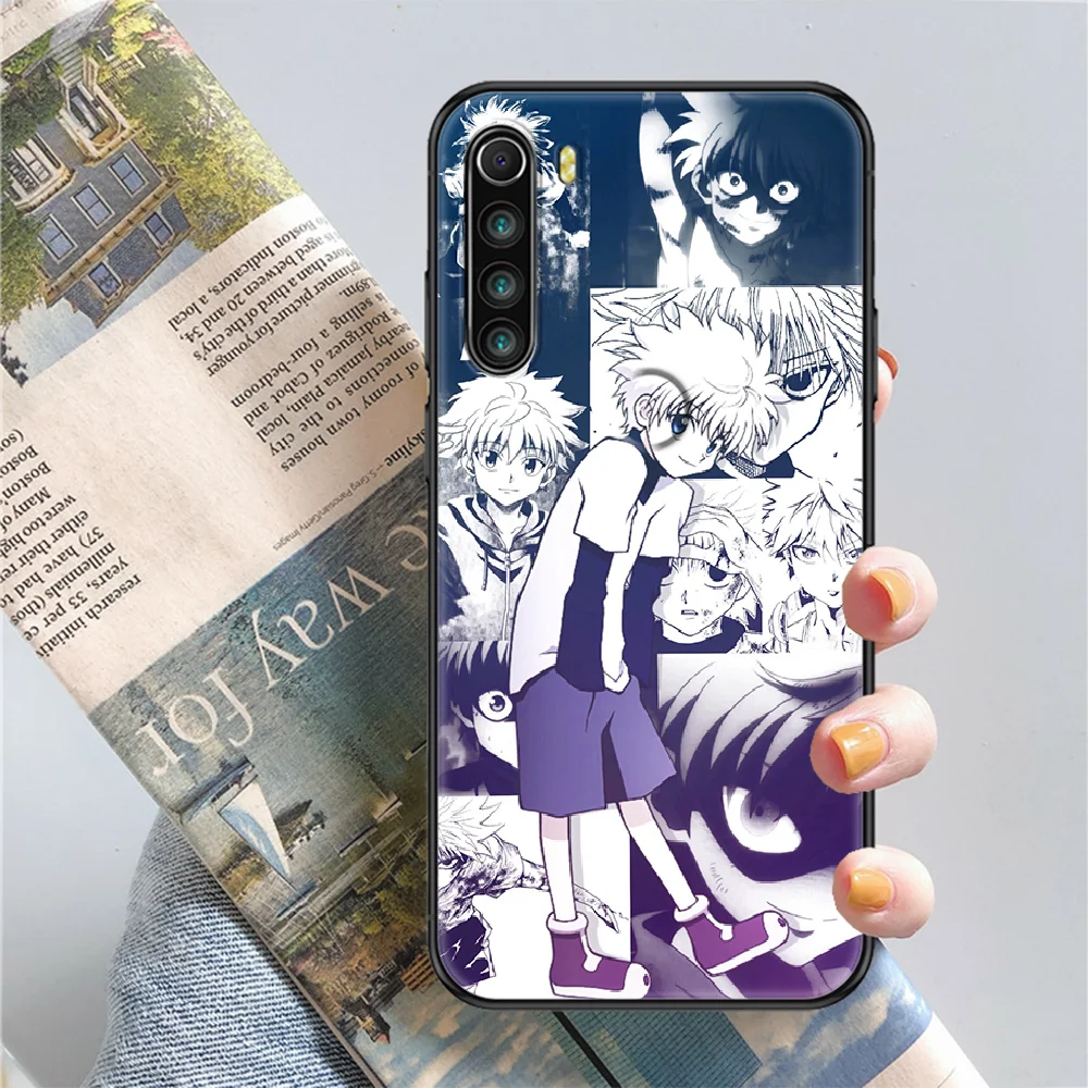 Anime HUNTER×HUNTER Phone case For Xiaomi Redmi Note 7 7A 8 8T 9 9A 9S 10 K30 Pro Ultra black trend funda art cell cover luxury best phone cases for xiaomi Cases For Xiaomi