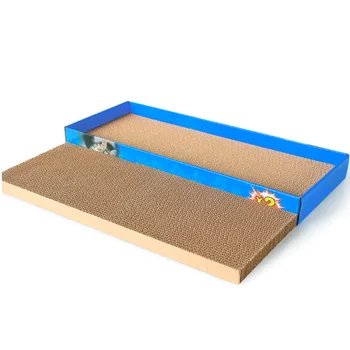

Big Pet Claw Grinder Tilting Table Fun Grab Board Corrugated Paper Flat Cat Toy Cat Supplies 2Pcs
