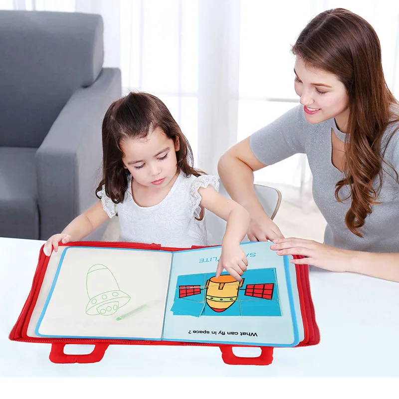 

Montessori Small Painter Series Cloth Book