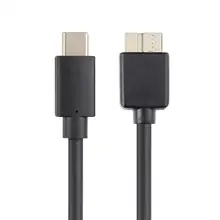 Câble de connecteur usb type c à Micro B, 450 mo/s, pour disque dur, pratique et léger