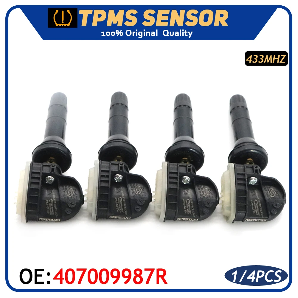 433 МГц TPMS датчик давления в шинах 407009987R для Lada Xray Renault Captur Dacia Sandero Dokker Duster лодgy Logan |