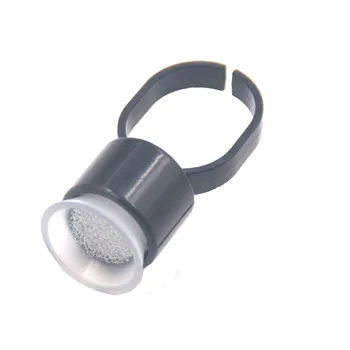 

200pcs Individual package Pink Tattoo Ring Ink Sponge Cup Holder Rings For Permanent Makeup pigment mciroblading accessory