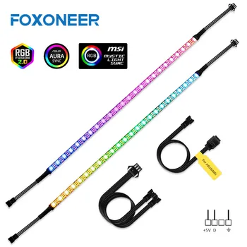 

For ASUS Aura SYNC,MSI Mystic Light SYNC,GIGABYTE RGB Fusion2.0 5V 3 Pin Header Mainboard ,Addressable WS2812b LED Strip For PC