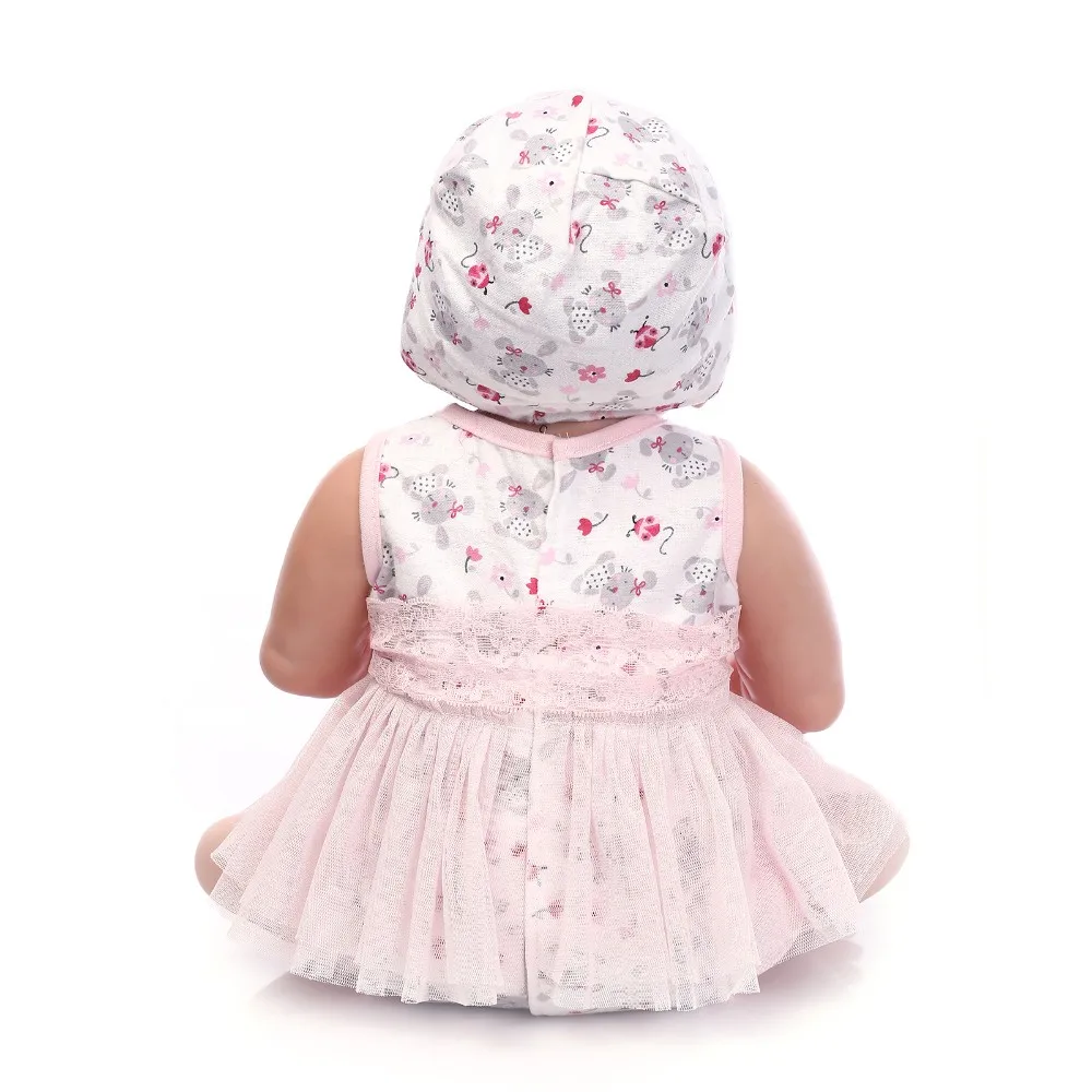 NPK 55 см силиконовый винил настоящий мягкий на ощупь reborn baby реалистичный новорожденный спящий сладкий ребенок Дети Рождественский подарок