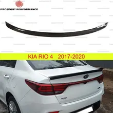 Лип Спойлер крышки багажника для Kia Rio IV 4 седан 2017-2020 дорестайл ABS пластик тюнинг обвес стайлинг аксессуары украшение Лип Спойлер крышки багажника для Kia Rio IV 4 седан 2017-2020 дорестайл ABS пластик тюнинг обвес стайлинг аксессуары украшение