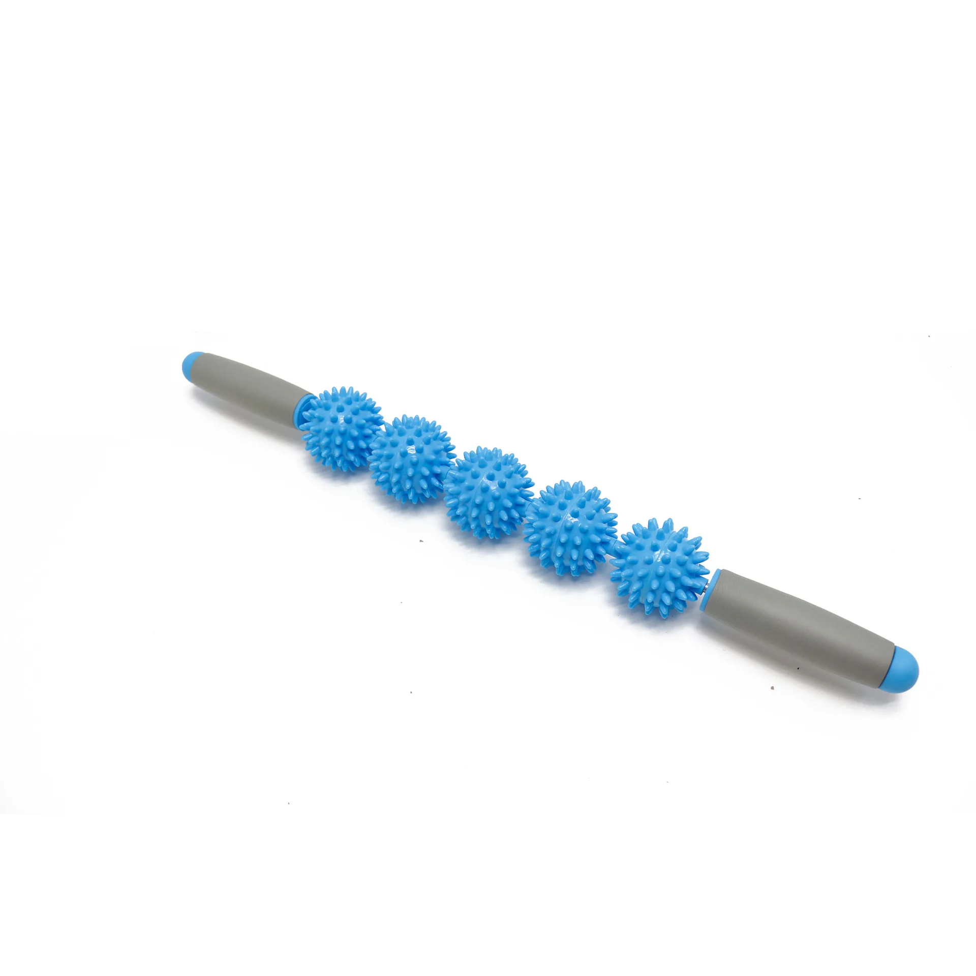 Blue 5 ball OPHAX Антицеллюлитный Массажер палка антицеллюлитный триггер тензометрический джойстик для тела ног для расслабленного похудения массажный валик для мышц - Цвет: Blue 5 ball