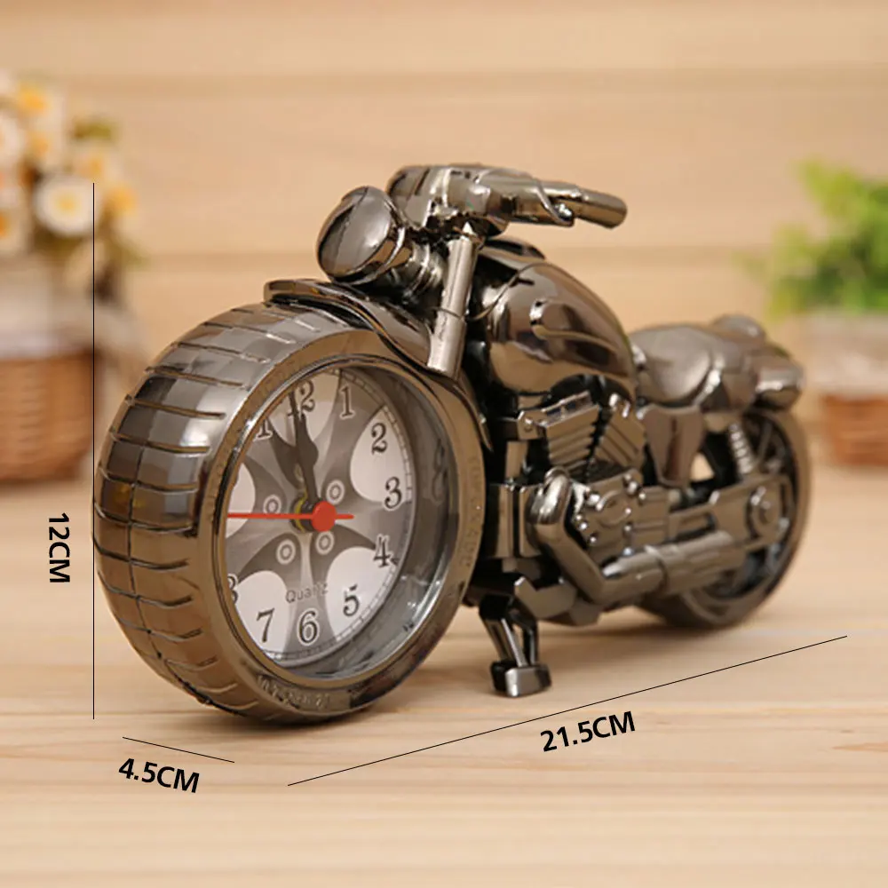 ABS Будильник-Мотоцикл Часы мотоцикл Horologium декоратор ремесла мини офисные подарки студенческие творческие игрушки