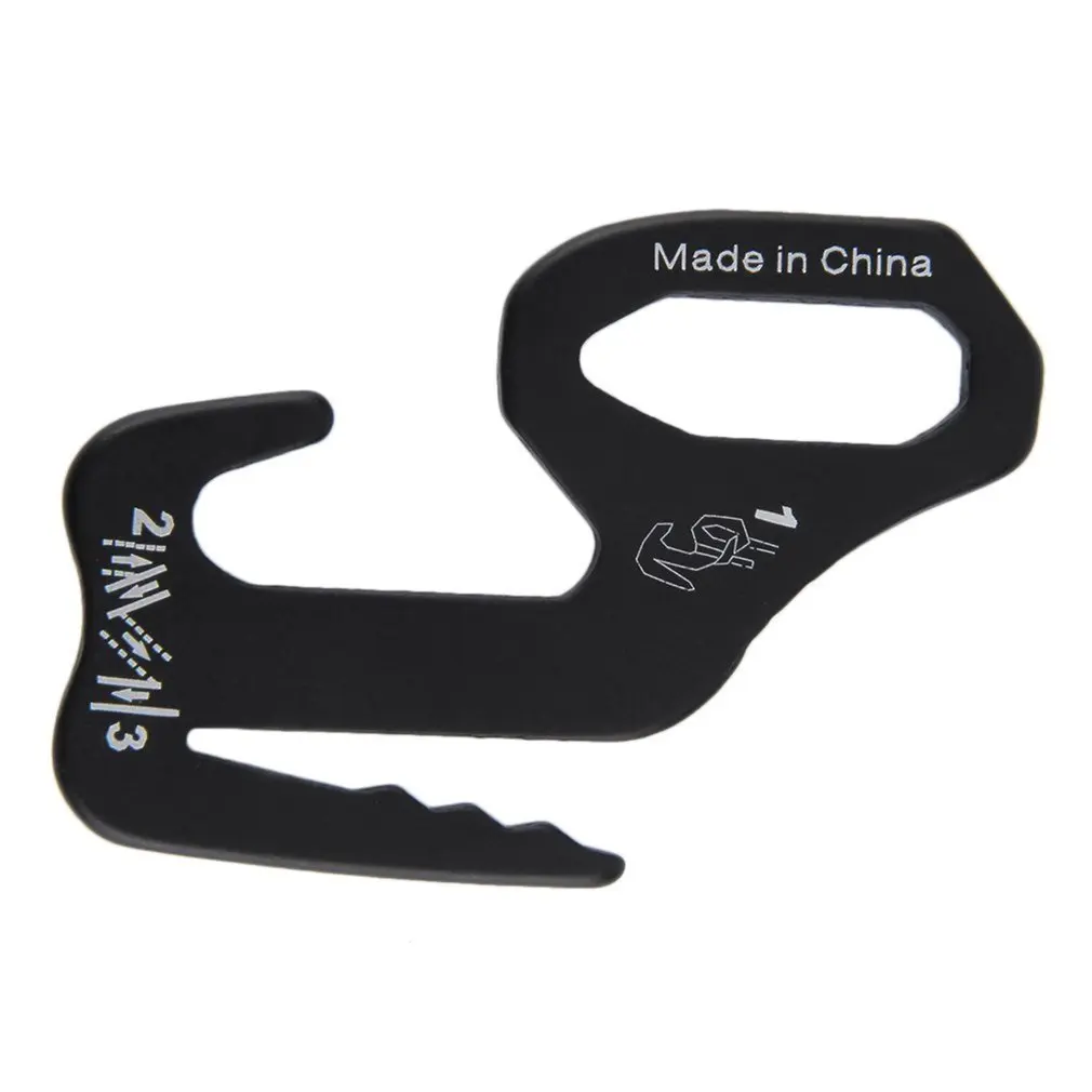 

2PCS 9 Shape Rope Tightener Tie Down Strap Tool Camping Tent Rope Buckle