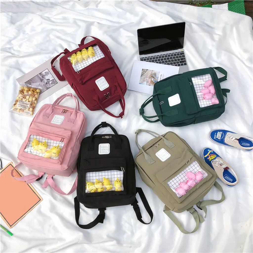 35# плотная большой вместимости цветной водонепроницаемый нейлоновый Повседневный Рюкзак Школьная Сумка для школьниц женский маленький Многофункциональный подростковый