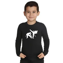 LYTLM/Детская футболка с длинными рукавами футболки каратэ сетокан рубашка каратэ Kyokushin Camiseta Princesa для девочек, Топы И Футболки, осень