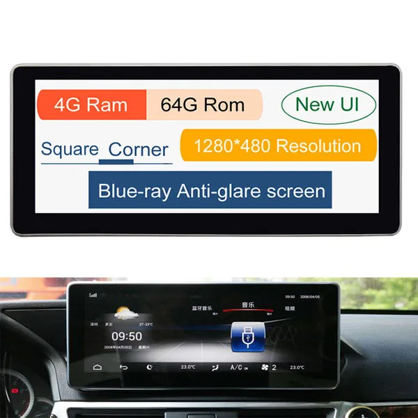 

10.25 Inch Android 8.1 6G + 64G Car GPS Navigation Multimedia Player Bluetooth WiFi Display for Mercedes Benz E Class W212 2009-