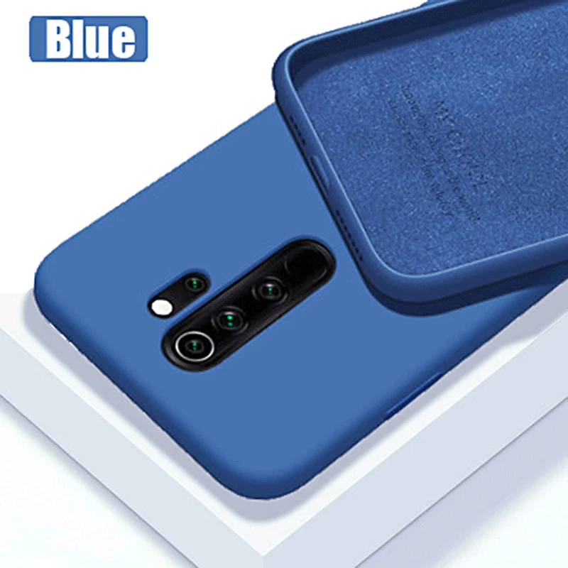 Чехол для Xiaomi чехол из жидкого силикона Ударопрочный Мягкий бампер телефона 9 Pro
