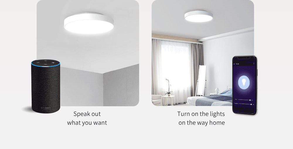 Yeelight YLXD41YL 320 мм 1800lm 28 Вт умный светодиодный потолочный светильник Ra95 обновленная версия пульт дистанционного управления телефоном диммер домашний комплект