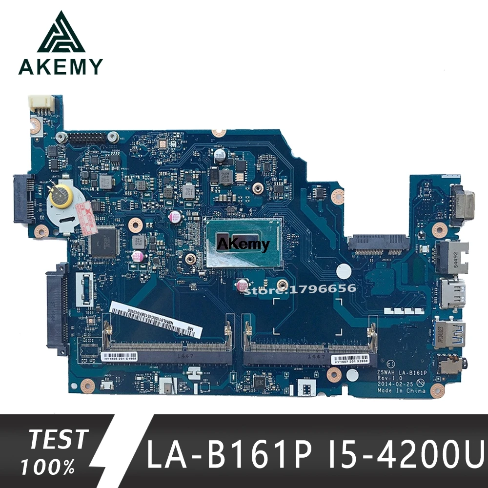 LA-B161P материнская плата для ноутбука ACER Aspire E5-571G E5-571P E5-571 E5-531 материнская плата Z5WAH LA-B161P I5-4200U Тесты